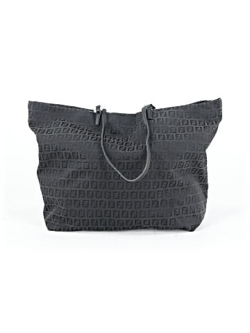 Fendi Canvas Zucca FF Roll Tote (view 1)