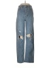 Wild Fable Hearts Blue Jeans Size 6 - photo 1