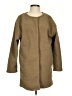 Fashion 100% Polyester Tan Coat Size XS (estimated) - photo 1