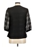 H&M 100% Polyester Black 3/4 Sleeve Blouse Size 8 - photo 2