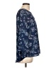 41Hawthorn 100% Polyester Blue 3/4 Sleeve Blouse Size L - photo 4