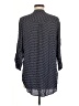 Market and Spruce 100% Polyester Polka Dots Blue 3/4 Sleeve Blouse Size M - photo 2