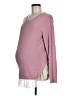 a:glow Pink Long Sleeve Top Size Med Maternity - photo 1