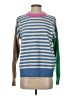 Wishlist Color Block Blue Pullover Sweater Size S - photo 1