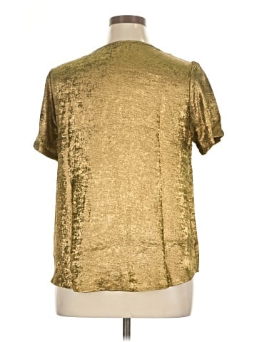 Shein Curve Short Sleeve Blouse (view 2)