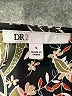 DR2 100% Polyester Floral Black Short Sleeve Blouse Size S - photo 7