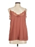 Wishlist Apparel 100% Polyester Brown Sleeveless Blouse Size M - photo 1