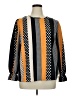 Shein Curve 100% Polyester Orange Long Sleeve Blouse Size 0X - photo 1