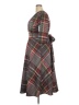 Assorted Brands Plaid Gray Casual Dress Size 2X - photo 5