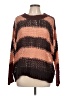 Lili's Closet Stripes Brown Pullover Sweater Size L - photo 1