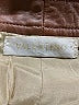 Valentino 100% Leather Tan Gold Suede Pants Size 8 - photo 12