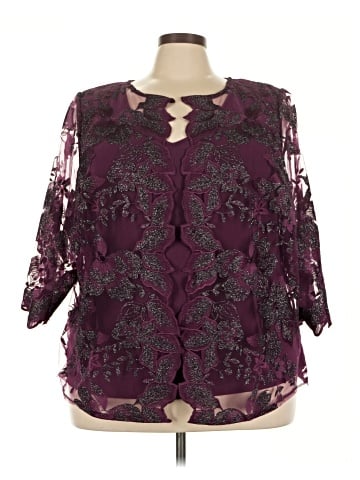 Alex Evenings 3/4 Sleeve Blouse (view 1)