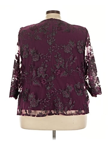Alex Evenings 3/4 Sleeve Blouse (view 2)