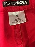 Fashion Nova Red Casual Pants Size 9 - photo 7