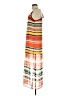 ECI 100% Polyester Stripes Orange Casual Dress Size 10 - photo 5