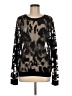 Tildon Animal Print Black Pullover Sweater Size M - photo 1