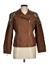 Chico's 100% Polyurethane Brown Jacket Size Med Petite (1) - photo 1