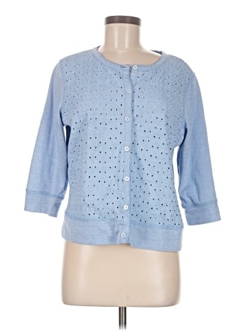 Three Hearts 3/4 Sleeve Button-Down Shirt (view 1)