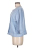 Three Hearts Blue 3/4 Sleeve Button-Down Shirt Size M - photo 5