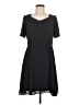 The Limited 100% Polyester Polka Dots Gray Casual Dress Size 6 - photo 1
