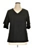 Unbranded Black 3/4 Sleeve T-Shirt Size XL - photo 1