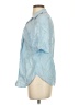 J.Crew Collection 100% Cotton Blue 3/4 Sleeve Button-Down Shirt Size 4 - photo 5