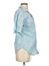 J.Crew Collection 100% Cotton Blue 3/4 Sleeve Button-Down Shirt Size 4 - photo 4