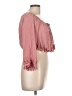 iris 100% Rayon Pink 3/4 Sleeve Blouse Size L - photo 4