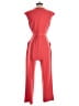 Nine West 100% Polyester Solid Red Jumpsuit Size 4 - photo 2