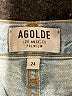 AGOLDE 100% Cotton Hearts Blue Jeans Size 24 waist - photo 7