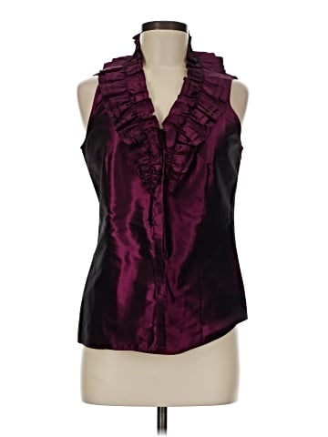Lafayette 148 New York Sleeveless Silk Top (view 1)