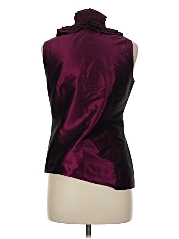 Lafayette 148 New York Sleeveless Silk Top (view 2)