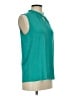 Anne Klein Teal Sleeveless T-Shirt Size S - photo 5