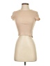 Reformation Tan Short Sleeve Turtleneck Size XS (estimated) - photo 1