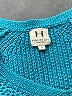 Halston Heritage Teal Silk Pullover Sweater Size S - photo 7
