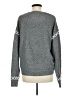 Adora Chevron-herringbone Gray Pullover Sweater Size M - photo 2