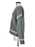 Adora Chevron-herringbone Gray Pullover Sweater Size M - photo 5