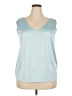 Assorted Brands Blue Sleeveless Top Size 2X - photo 1