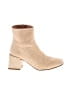 LOQ 100% Leather Ivory Tan Ankle Boots Size EU 37 - photo 1