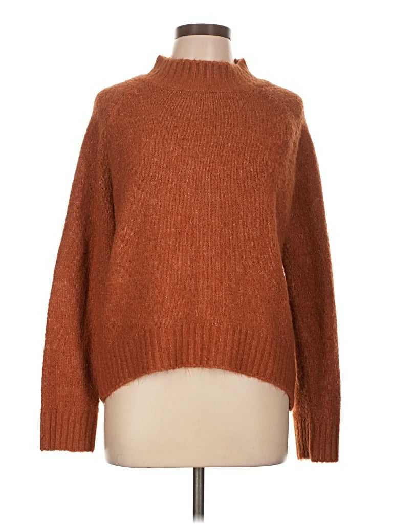 Pre-owned Vigoss Turtleneck Sweater In Brown