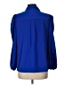 Available 100% Polyester Blue 3/4 Sleeve Blouse Size L - photo 2
