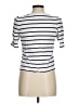 Design History 100% Cotton Stripes White Short Sleeve Top Size M - photo 2