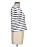Design History 100% Cotton Stripes White Short Sleeve Top Size M - photo 4