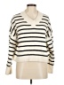 Abercrombie & Fitch Stripes Ivory Pullover Sweater Size M - photo 1