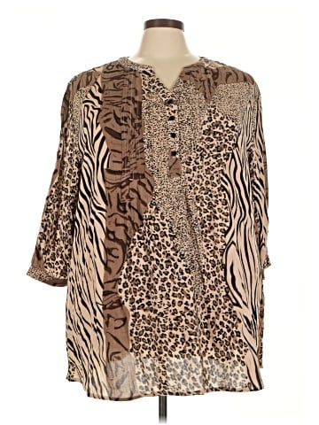 Serengeti Long Sleeve Blouse (view 1)