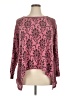 One World 100% Polyester Paisley Pink Pullover Sweater Size XL - photo 1