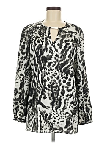 Black Label by Chico's Long Sleeve Blouse (view 1)