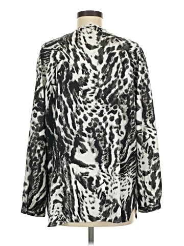 Black Label by Chico's Long Sleeve Blouse (view 2)