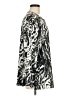 Black Label by Chico's 100% Polyester Animal Print Silver Long Sleeve Blouse Size Med (1) - photo 4