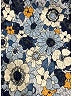 Chloé Floral Blue 3/4 Sleeve Blouse Size EU (FR) 36 / US 4 - photo 6